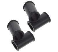 4 Piezas Junta de Goma Antichoque, Reduce Ruido al Tacto | Protección Suave para Acabado, Uso en Directo y Campo, Negro, Compatible Varilla y Soporte