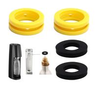 4 Piezas Junta de Repuesto para Sodastream, Anillos de Sellado Tóricas para Adaptadores de Cilindro de CO2, Aptos para Crystal, Duo, Gaia, Art, Terra Wassersprudler