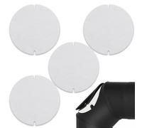 4 Piezas Junta Refractaria Plana,Junta Tubo Estufa,Resistente al Calor Hasta 1250°C,Blanco (155 x 2mm)