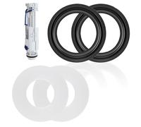 4 Piezas Juntas Tanque para Geberit Junta, Junta de Tubería para 816.418.00.1 818.109 240.282.00.1 890.615 Campana de elevación Ø63 x 32 mm Indicador de bajo Ø68 x 46 mm Piezas