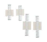 4 Piezas Kit de Reparación de Muelle de Armario | Plástico E Hierro, Tamaño 2,30x2,20x1,20cm, para Dormitorios y Vestidores, Instalación Fácil