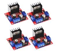 4 piezas L298N Placa de Controlador de Accionamiento de Motor Módulo Dual H Puente DC Stepper para Arduino