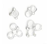 4 piezas lente de cámara cubierta antipolvo compatible con 6 hasta Pro Max transparente ABS fácil de instalar protección contra el polvo, arañazos y suciedad para reparación y uso diario teléfono
