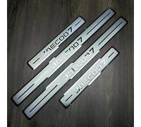 4 Piezas Listón de Umbral de Puerta de Coche de Acero Inoxidable para Chery JAECOO 7 J7 2023 2024 2025 Tira Protectora Alféizar Puerta Coche Antidesgaste Pedal Accesorios