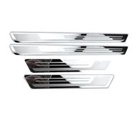 4 Piezas Listones Umbrales De Puertas Coche para Audi Q2 Q3 Q4 Q5 Q7 Q8 Q9 S1 e-Tron 2000-2027, Bienvenidos Tiras Puerta Umbral Guardias Antiarañazos Decoración Accesorios,B/Type~b