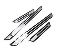 4 Piezas Listones Umbrales De Puertas Coche para Cupra Born VZ Electric 2024-2027, Bienvenidos Tiras Puerta Umbral Guardias Antiarañazos Decoración Accesorios,A/Type~a