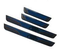 4 Piezas Listones Umbrales De Puertas Coche para Seat Ibiza 2006-2026, Bienvenidos Tiras Puerta Umbral Guardias Antiarañazos Decoración Accesorios,D/Blue