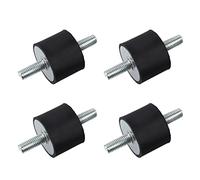 4 piezas M10 40 * 30 amortiguador de goma anti vibración montaje amortiguador de aire compresor bomba tampón amortiguador