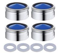 4 piezas M22 grifo colador con juntas y filtro ABS, perlador a prueba de salpicaduras de agua, regulador de chorro M22, accesorios de grifo para baño y cocina