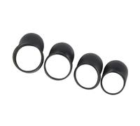 4 Piezas Mangas de Dedo de Tambor de Lengua de Acero Mangas de Dedo para Golpear de Silicona Soportes para Baquetas Herramienta para Dedos Golpe de Silicona fácil de Usar