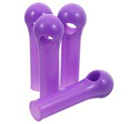4 Piezas Mango de Escoba de Plástico para Tubo de 19mm, Recambio | Agarre de Repuesto Fácil de Retirar, para Postes Metálicos y Escobas, Uso en Limpieza Exterior y Garaje