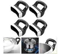 4 Piezas Manija de Olla recambios manija olla asas para ollas universal olla a presión manija de la olla Juego mangos de ollas para ollas soperas vaporeras mangos sartenes protección contra el calor