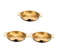 4 piezas manijas de comida coreana mariscos fry paella sopa Ramyun sopa Ramyun para recipiente con agitados fideos de cocción para el hogar upbotas de acero inoxidable español ramen acero fideos
