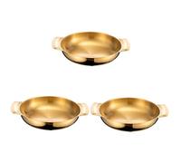 4 piezas manijas de comida coreana mariscos fry paella sopa Ramyun sopa Ramyun para recipiente con agitados fideos de cocción para el hogar upbotas de acero inoxidable español ramen acero fideos