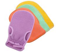 4 Piezas Manoplas De Ducha Depurador De Lavado De Cuerpo Guantes De Baño Reutilizables Guante Para Fregar Manos Guantes Para Fregar Lavar Guantes Para Ducha Exfoliante Toalla