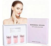 4 piezas Micro Infusion System for Face, Microneedling Infusion System Set, Microneedling, Suero Facial de ácido Hialurónico Para Mujeres, Hidratante, Antiarrugas, Apto Para Todo Tipo de Piel