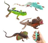 4 Piezas Modelo De Lagarto De Juguete, Animales Realistas, Lagartos Simulados, Juguetes De Reptiles, Accesorios De Broma, Educación Infantil De Simulación para Fiestas