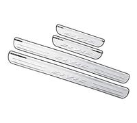 4 Piezas Molduras de Umbral de Puerta Coche Acero Inoxidable para Hon-da Civic 2006-2018, Protector de Pedal de Umbral de Puerta,Pegatina de ProteccióN Cubierta de Umbral
