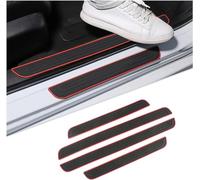 4 Piezas Molduras de Umbral Puerta para Jeep Avenger Hybrid EV 2023 2024 2025, Pegatina de Protector Goma Decoración Estribos Pedal de Umbral Accesorios
