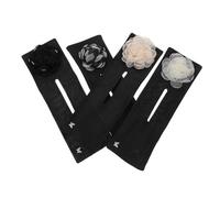 4 Piezas Moño Flor Herramienta para Mujeres y Niñas Moldeador de Moño Giratorio Accesorio para Yoga Fiesta