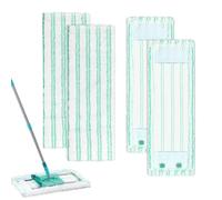 4 Piezas Mopa Funda de Recambio para Leifheit Profi XL Micro Duo 47x17cm Funda de Repuesto para Leifheit Profi XL Cotton Plus Funda de Microfibra Recambio para Todo Tipo de Suelos