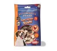 4 piezas Nobby STARSNACK Sushi de pollo suave 4 x 70 g