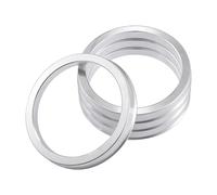 4 Piezas OD 78,1mm A ID 63,5mm 64,1mm 66,1mm 66,9mm 72,6mm Anillos Céntricos De Cubo De Coche Accesorios Espaciadores Centrales De Orificio De Rueda Separadores Ruedas Coche(OD 78.1mm ID 72.6mm)