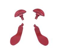4 Piezas Paletas de Controlador Edge para DualSense PS5 Edge Controller Paletas(Rojo)