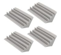 4 Piezas Paneles de Esponja Insonorizantes para Pared y Esquinas | Corte Sencillo, Gran Durabilidad y Mínima Deformación, Uso en Bar y Teatro, Estilo Minimalista