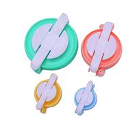 4 piezas para hacer pompones, juego de herramientas para hacer pompones, tejedor de bolas de pelusa, kit de manualidades para tejer, herramienta para tejer con hilo de lana