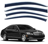4 Piezas para Mercedes-Benz S-Class W221/2006-2012 Lado De Automóviles Windows Deflectores De Viento Parabrisas Tinte Viseras Solares Deflectores Aire