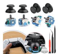 4 Piezas para PS5 3D Joystick Analógico de Repuesto para Play Station 5 PS5 Joystick ThumbSticks Accesorios con Herramientas de Reparación