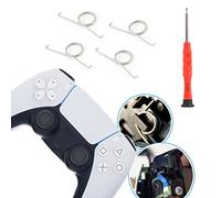 4 Piezas para PS5 Botón de Gatillo Resorte Metálico L2 R2 para Sony PlayStation 5 Resortes de Botones Reemplazo de Controlador