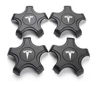 4 Piezas para Tesla Model 3 18 Inches Coche Tapas centrales Centro Tapacubos Buje Tapa Llantas Llanta Cubre Protector Neumáticos Llantas Decoración