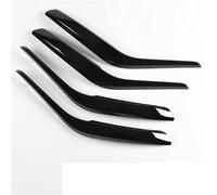 4 Piezas Para X1 E84 2010-2016 Interior Puerta Delantera Trasera Izquierda Derecha Tirador Cubierta Exterior Embellecedor Protector de manija de puerta interior de automóvi(Black-4pcs)