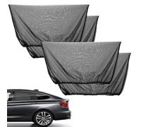 4 Piezas Parasol de Coche para Ventana Lateral Trasera Ventana Coches Trasero Sombrilla Universal Parasol Coche Bebé con Protección Solar