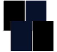 4 Piezas Parches,Parche Ropa,Parches Plumas,Parches para Tela,Parche Zapatillas Deportivas,para Ropa Vaquera Reparación De Agujeros Y Decoración,Negro,Azul Oscuro,14.5x20cm