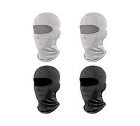 4 Piezas Pasamontañas Antiviento, Máscara de Moto, Casco de Secado Rápido, Máscara Multifuncional, Gorro de Esquí para Moto y Bicicleta