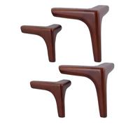 4 Piezas Patas Muebles Madera,Patas De Sofá Triangulares Patas Armario Roble Patas Mesa Café Repuesto para Armario Gabinetes TV Mesita Noche (13cm(5.1in))