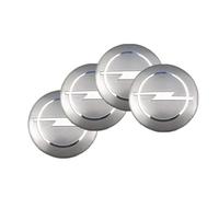 4 Piezas Pegatina para Tapa de Rueda para Opel 60MM, Adhesivo para Tapacubos Pegatinas, Logotipo de La Cubierta Central del Cubo de La Rueda