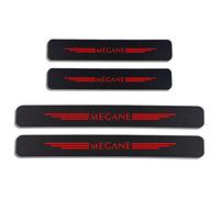 4 Piezas Pegatina Para Umbral de Coche para Ren-Ault Megane, Fibra Carbono, Antidesgaste, Antiarañazos - Fuerte Capacidad Adhesiva