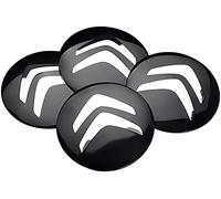 4 Piezas Pegatinas Tapacubos para Citroen DS3/DS3 Racing/DS3 Cabrio/DS4/DS5/DS3 Crossback/DS 4S/DS 5LS-56mm, Adhesivos Llantas Emblema Centro de Rueda Protección Decoración Accesorios Coche