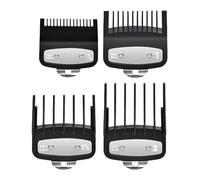 4 Piezas Peine Límite Para Cortapelos, 1,5 Mm, 3 Mm, 4,5 Mm, 6 Mm Peines Maquina Cortar Pelo,Recortadores De Peine Guía,Recortador Barba Profesional Para Wahl Maquinillas(Negro,A)