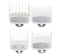 4 Piezas Peine Límite Para Cortapelos, 1,5 Mm, 3 Mm, 4,5 Mm, 6 Mm Peines Maquina Cortar Pelo,Recortadores De Peine Guía,Recortador Barba Profesional Para Wahl Maquinillas(Blanco,B)