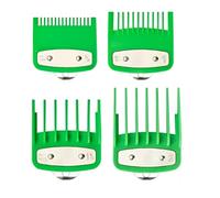 4 Piezas Peine Límite Para Cortapelos, 1,5 Mm, 3 Mm, 4,5 Mm, 6 Mm Peines Maquina Cortar Pelo,Recortadores De Peine Guía,Recortador Barba Profesional Para Wahl Maquinillas(Verde,D)