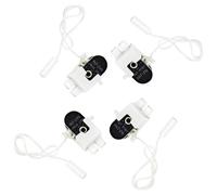 4 piezas pequeño tamaño portátil cable eléctrico fácil instalación para lámparas de mesa lámpara de pared interruptor de cable de tracción conveniente