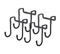 4 Piezas Perchero para Puerta, Gancho Puerta Ganchos Sobre la Puerta, Percha Puerta Reversible Colgadores de Puerta Ganchos del Cajón Gancho para Puertas para Baño Cocina Puerta Armario Cajón