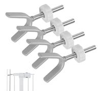 4 Piezas Perno para Puerta Presión de Bebé en Forma de Y, M10 Tornillo y Adaptador para Barandillas, Husillo en Y para Puerta de Bebé Sin Taladrar Conception à Bordure Intégrale EEN Caoutchouc Souple