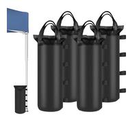 4 Piezas Pesos Carpas, Sandbag Tela Oxford 800D, Fijación con Cierre Velcro, Pesos Carpas Bolsa Arena, Saco Arena Reutilizables para Jardín, Playa, Tienda (50x20 cm)
