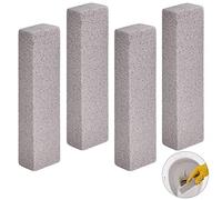 4 Piezas Piedra Pomez para Limpieza WC, bloque limpiador de piedra pómez | eliminador de sarro y manchas de orina, piedra porosa para WC, lavabo, horno, baño sin químicos
